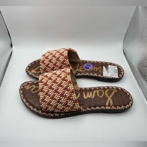 NEW! Sam Edelman Gunner 3 women’s beaded slide sandals size 8.5